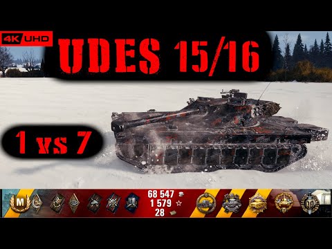 World of Tanks UDES 15/16 Replay - 10 Kills 7.4K DMG(Patch 1.6.1)