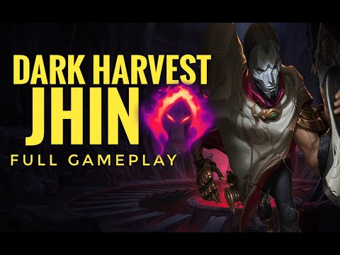 "The Curtain Re-opens Once More" Dark Harvest Jhin Full Gameplay (Solo Que Gameplay)
