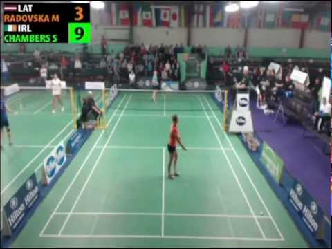 Fyffes Irish Future Series - Ladies Singles semi final, Set 1 (Radovska v Chambers)