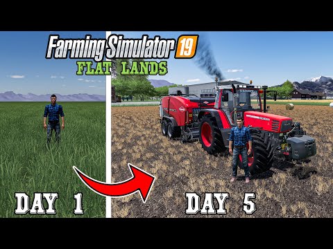 I Spent 5 Days (120 Hours) on Flat Lands with 0$... Here's What Happened