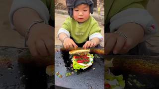 Download lagu Cute Chef making Bing (Chinese Bread) Recipe #food #cooking #viralshorts #trending #youtubeshorts mp3