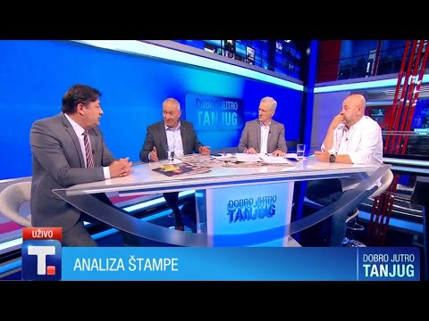 DOBRO JUTRO TANJUG- Analiza vesti 15.07.22. • Dejan Miletić i Marko Lakić