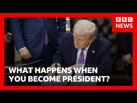 當你成為美國總統後會發生什麼事？| BBC News (What happens when you become US president? | BBC News)