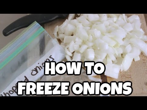 How to Freeze Onions - Easy Kitchen Tip