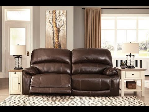 Hallstrung Leather Reclining Sofa by Ashley U524 - SpeedyFurniture.com