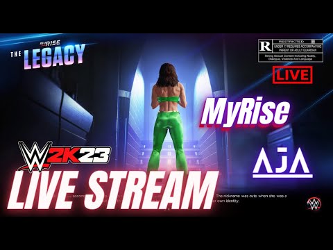 WWE 2K23 MyRise The Legacy Walkthrough Part 1 🔴LIVE