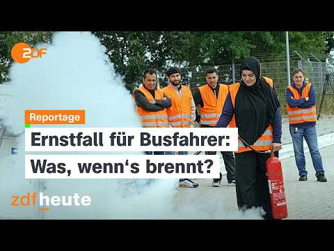 Video Thumbnail: Feuer und Flammen: Wie Busfahrer den Ernstfall trainieren | Teil 2