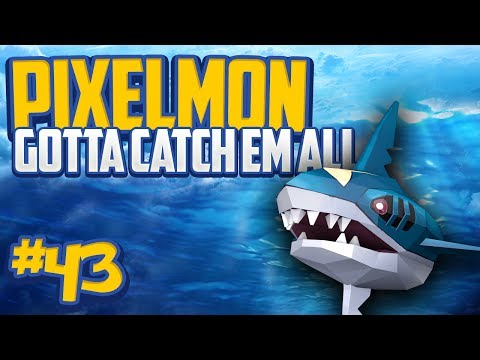 Minecraft Pixelmon "Sharks In The Water!" Gotta Catch 'Em All - Episode 43 (Minecraft Pokemon Mod)