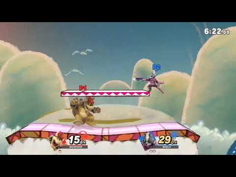 Wolf (me) vs Bowser - Yoshi's Island (SSBB)