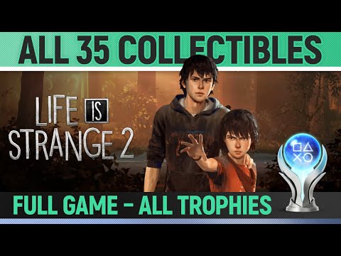 Life is Strange 2 - All 30 Optional Collectible & 5 Drawing Locations 🏆