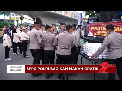 PRESISI UPDATE: SPPG POLRI BAGIKAN RIBUAN PORSI MAKANAN DI CAR FREE DAY THAMRIN 22/06/2025 19.00