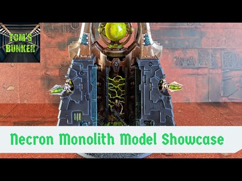 New Necron Monolith Painted Showcase Warhammer 40k