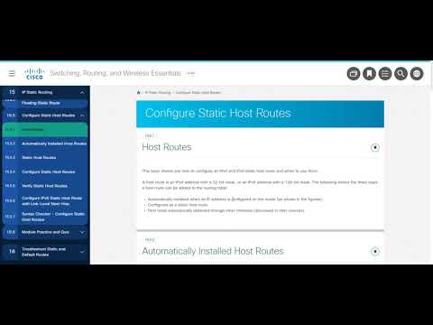 CCNA2 Module 15 Part 2 Static Routing