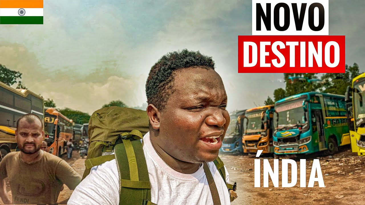 COMO É VIAJAR DE ÔNIBUS 🚎 NA ÍNDIA 🇮🇳