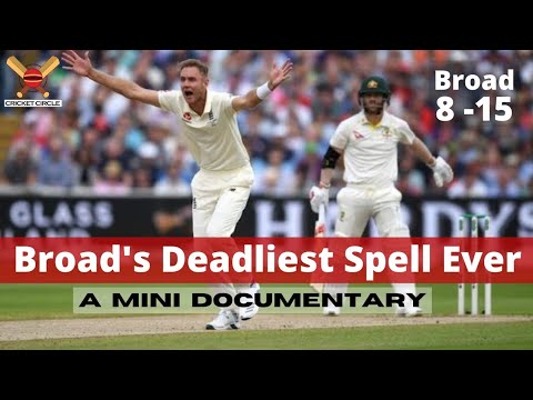 Stuart Broad's Incredible 8 For 15 | Unbelievable Bowling Spell | The Ashes 2015 | Australia Out 60