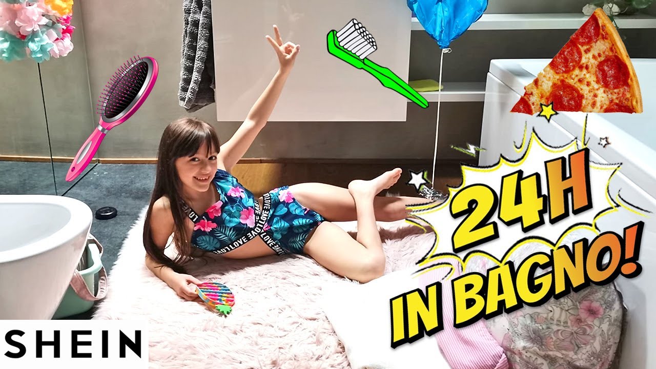 24 ORE IN BAGNO CHALLENGE! Sofi crede di andare al mare | SHEIN Swim Splash! Sofi e Moni