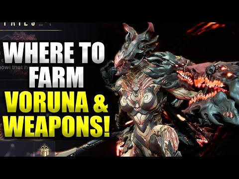 Where To Farm Voruna & Her Weapons | Warframe Hunters