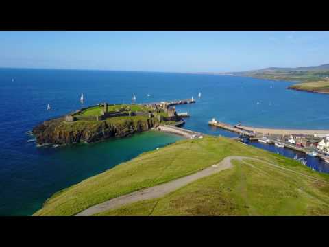 Peel Castle, Peel, Isle of Man - DJI Mavic