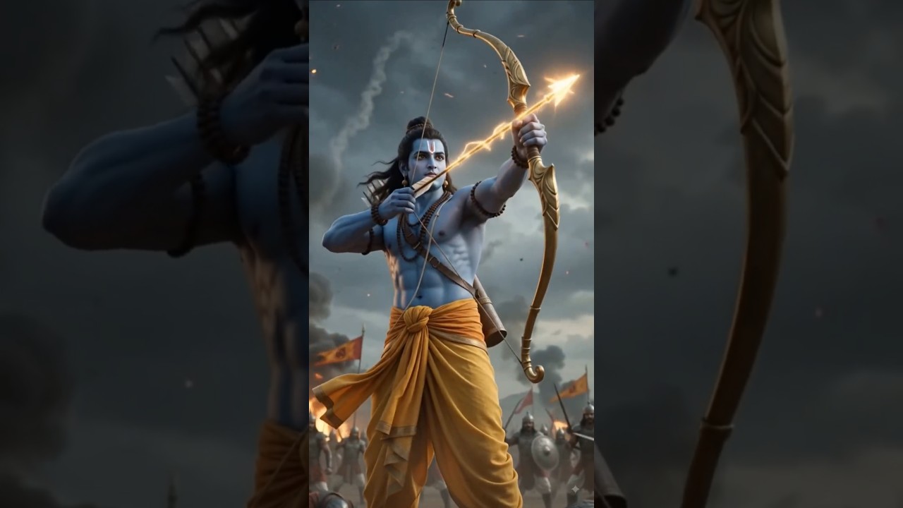 श्री राम और रावण वध #shorts #youtubeshorts  #devotional #mythology #bhakti
