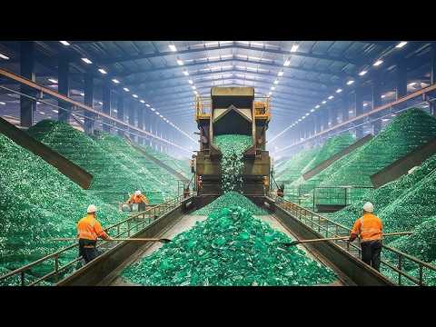 Inside the $121.4 Billion Glass Industry: Glass Recycling Process & Traditional Mouthblown Glass