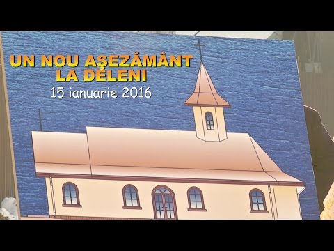 O noua capela in Deleni