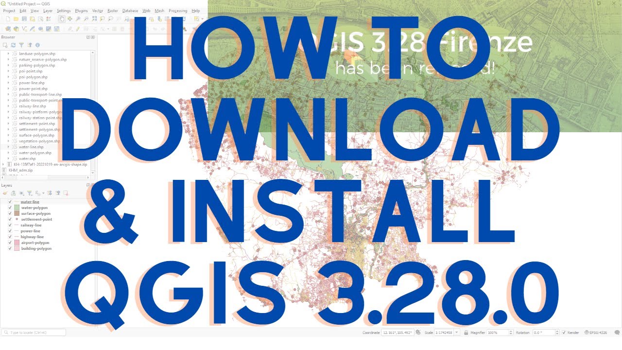 How to Download and Install QGIS 3.28.0 - The Most Popular GIS Software