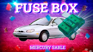 Fuse Layout Mercury Sable (1996-1999)
