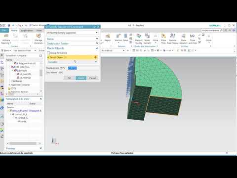 How to simulate contact stresses of a press fit using contact