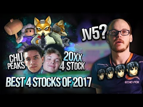 The GREATEST 4 Stocks of 2017 | Melee (ft. Mew2King, Axe, S2J, Syrox & More)