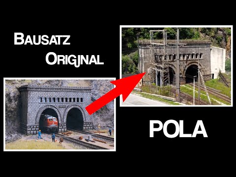 BAUSATZ ORIGINAL: Tunnelportal Simplon Süd // Pola 271