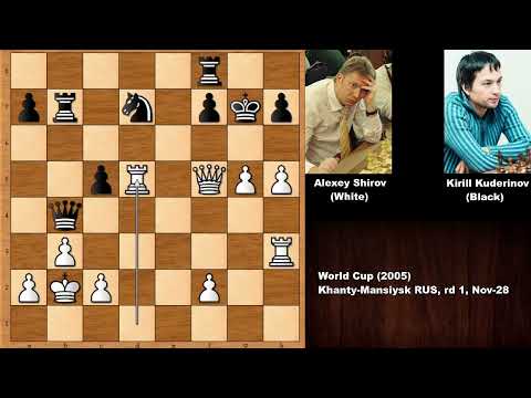 Amazing Attack: Alexey Shirov vs Kirill Kuderinov - World Cup (2005)