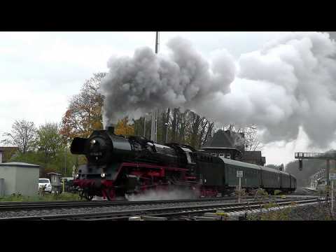 Werratal Plandampf 2017 Tag 1 "Ein Kessel Buntes" - viel Dampfloksound