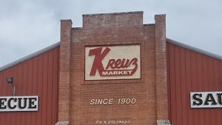 Kreuz market bbq is dit de beste van Texas.