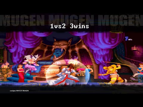 Kazumi Mishima vs AWK Morrigan, R Mika | MUGEN 1vs1