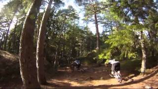 preview picture of video 'Stisykling i Østmarka (Singletrack cycling in Ostmarka) Oslo, Norway'