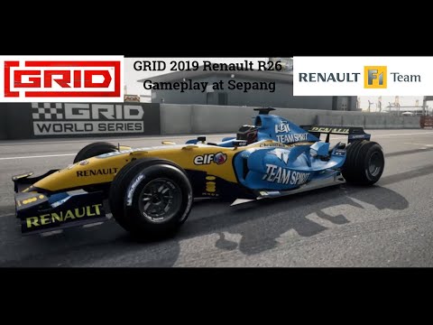 GRID 2019 Renault R26 Gameplay at Sepang