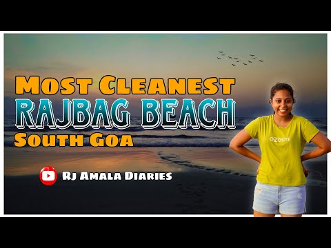 Rajbagh Beach In Goa, clean and peaceful beach | best sunset || RJ Amala Diaries