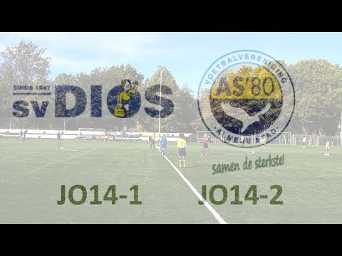 DIOS sv JO14-1 -  AS'80 JO14-2 (13 oktober 2018)