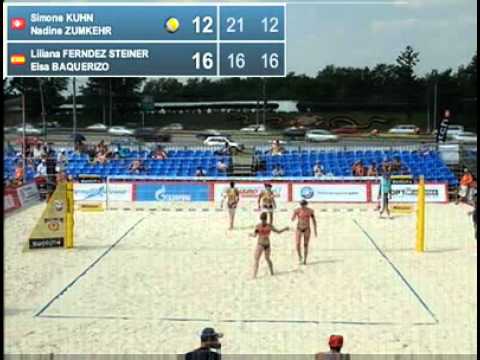 Kuhn-Zumkehr SUI Liliana-Baquerizo ESP 2-1 (21-16, 16-21, 19-17) Round 2 Moscow Grand Slam 2011