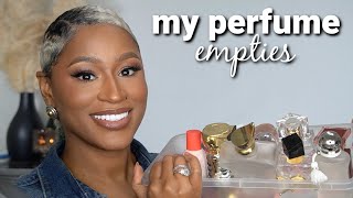My Perfume Empties 2025 | Most Complimented Fragrances | Ariell Ash