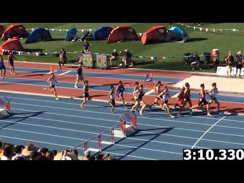 Boys 1600m (2 Heats)-2018 T&F CIF (CA) State Prelims (Results and Program in Description)
