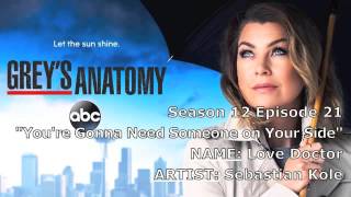 Grey's Anatomy Soundtrack - "Love Doctor" by Sebastian Kole (12x21)