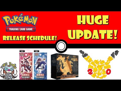 Pokémon TCG Release Schedule Update - BIG Changes, Release Dates Confirmed! (Pokémon TCG News)