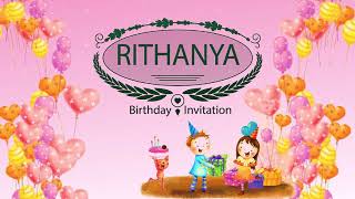 Erram Rithanya 1st birthday