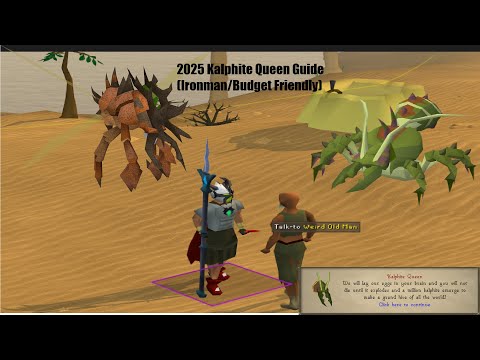 Ultimate Kalphite Queen Guide 2025 (OSRS) Ironman/Budget Friendly!