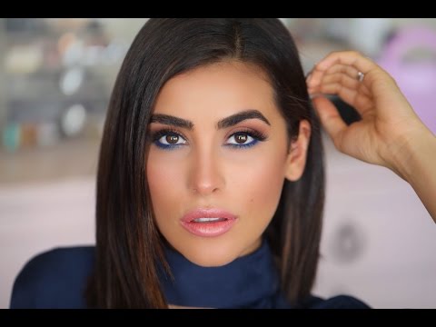 How to Make Brown Eyes POP | BLUE EYELINER Makeup...