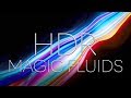 MAGIC FLUIDS HDR // 4K MACRO COLORS // HDR VISUALS // FLUID ART //