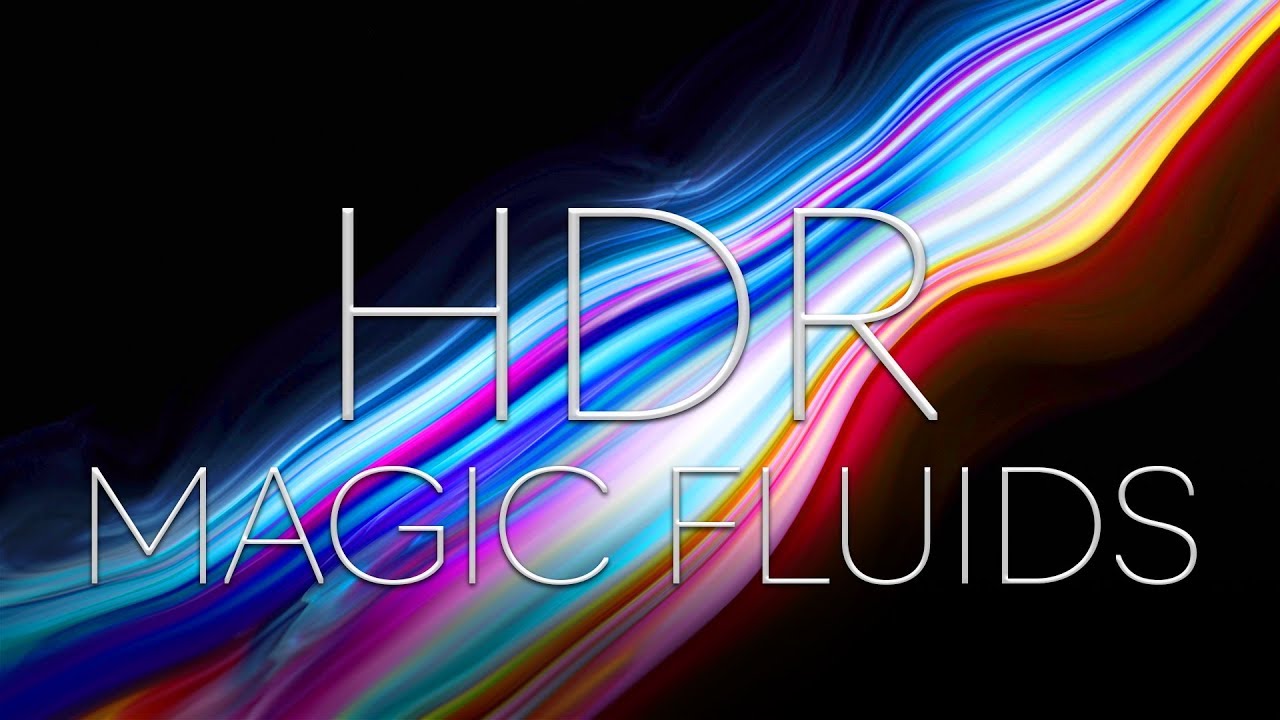 MAGIC FLUIDS HDR // 4K MACRO COLORS // HDR VISUALS // FLUID ART //