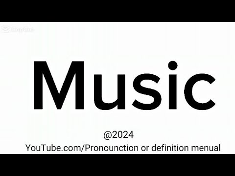 How to pronounce Music