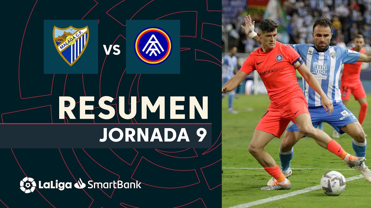 Málaga vs FC Andorra highlights
